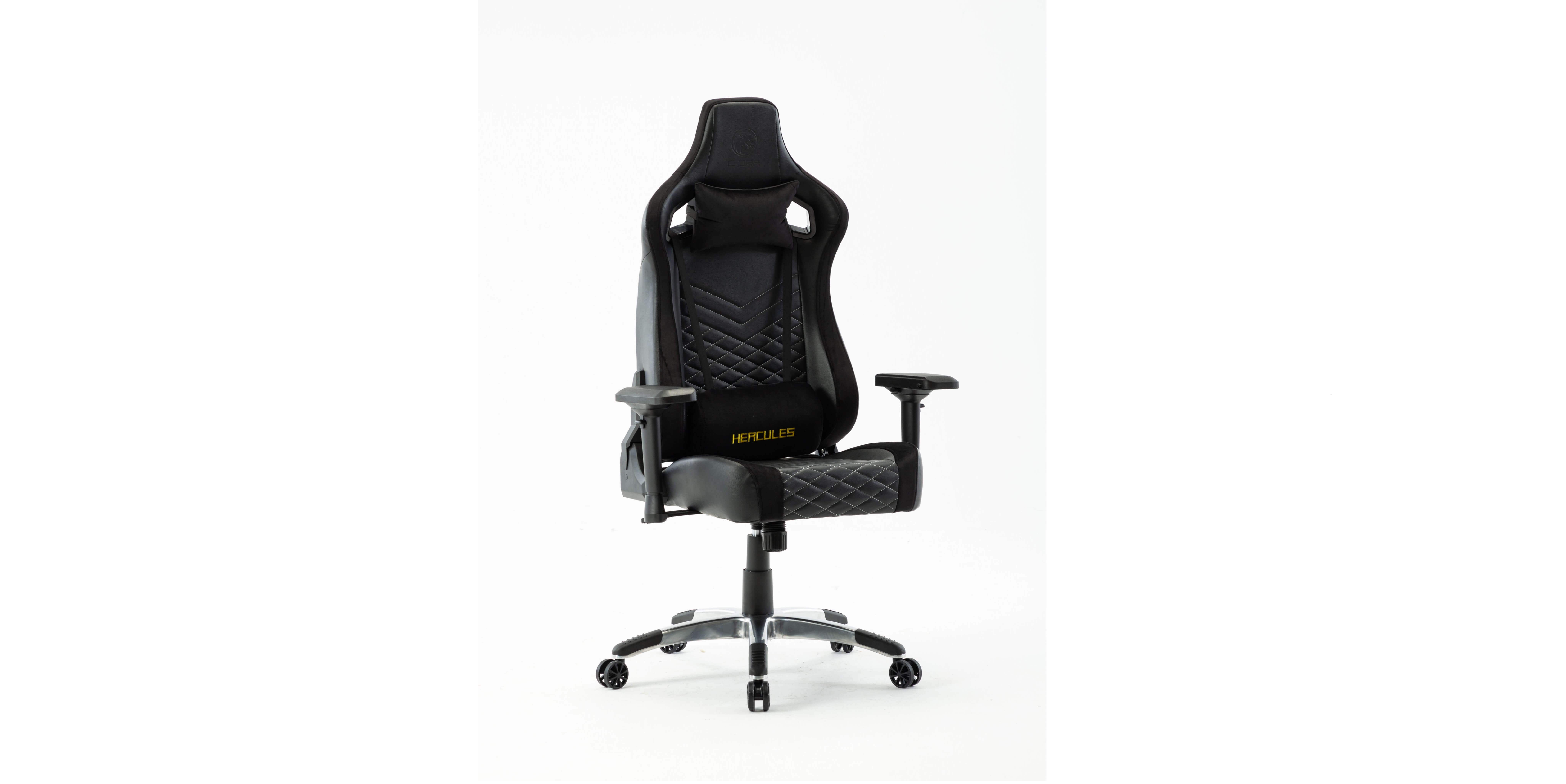 Ghế gamer E-Dra Hercules EGC203 Pro Black/Yellow trang bị trụ thuỷ lực Class 4 cho trọng tải cao